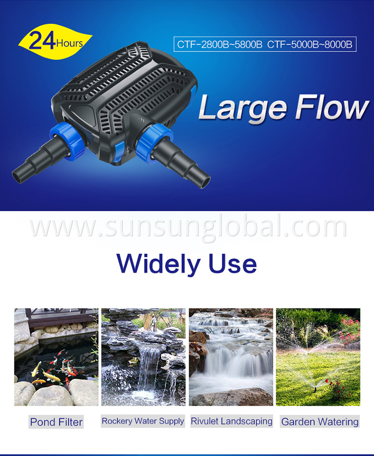 High quality eco-friendly high volume water pump